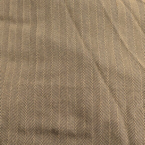 Croscill Imperial Empress Tailored King Bed Skirt Gold black Herringbone Stripe